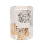 Ceramic Waste Bin Golden Garden image number 0