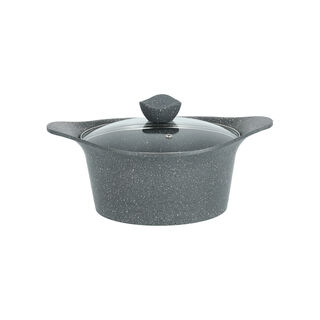 Alberto 8 Piece Cookware Set Granite 20*24*28*32 cm