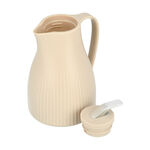 Plastic Vacuum Flask Bear Beige 1L image number 3