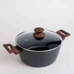 Alberto 7 piece black aluminum cookware set image number 1