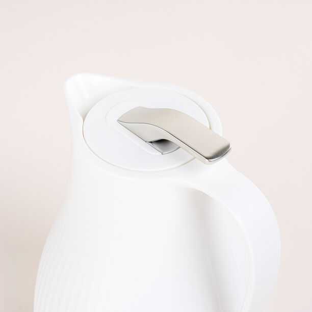 Dallety Plastic Vacuum Flask Bear White 1L image number 1