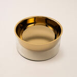 Oulfa gold glass / metal bowl 28*28*14 cm image number 1
