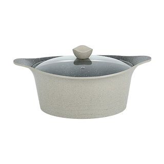 Alberto 8 Pcs Cookware Set Granite Green 20*24*28*32 cm