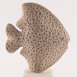 هومز قطعة ديكور ريزن شكل سمكة 16.2*7.5*25سم، بيج image number 2