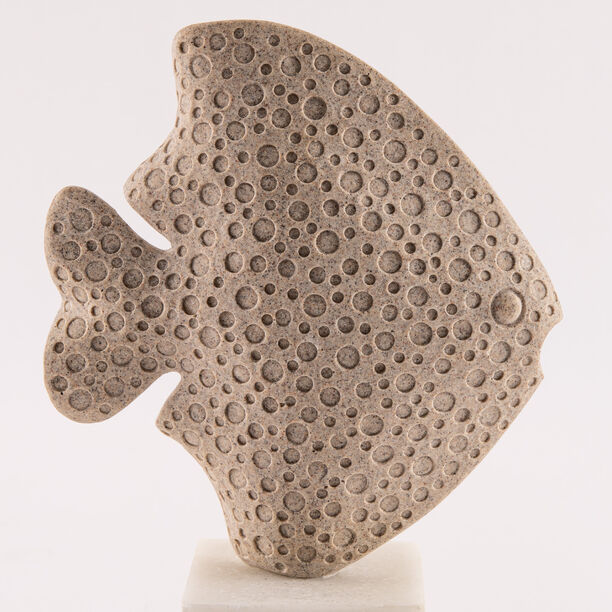 هومز قطعة ديكور ريزن شكل سمكة 16.2*7.5*25سم، بيج image number 2