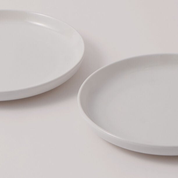 La Mesa Porcelain Set Of 4Pcs Side Plates, 8", White image number 2