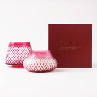 Homez scented glass jar candle 10*12.7cm