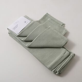 ألبرتو طقم مناشف مطبخ قطن 100% 4 قطع، أخضر