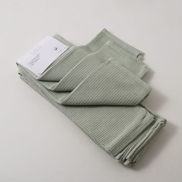 ألبرتو طقم مناشف مطبخ قطن 100% 4 قطع، أخضر image number 1