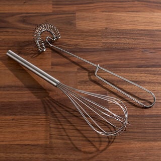 Alberto 2 Pieces Stainless Steel Whisk Set