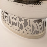 La Mesa silver oval food server with stand 38*28*30 Cm image number 3