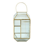 Lantern Gold Brass And Glass  image number 1
