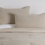 Boutique Blanche 3pcs jacquard super king comforter set, beige 260*240cm image number 1