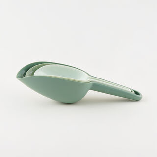 البرتو طقم ملاعق قياس 3قطع بلاستيك أخضر