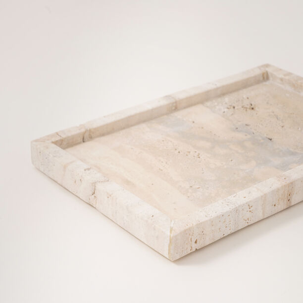 Homez marble candles serving tray 38*38*6.35cm, white image number 1