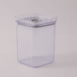 البرتو علبة طعام بلاستيك مخططة سعة 1.9 لتر image number 0