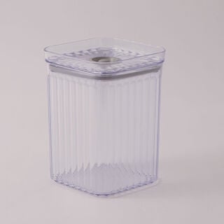 البرتو علبة طعام بلاستيك مخططة سعة 1.9 لتر