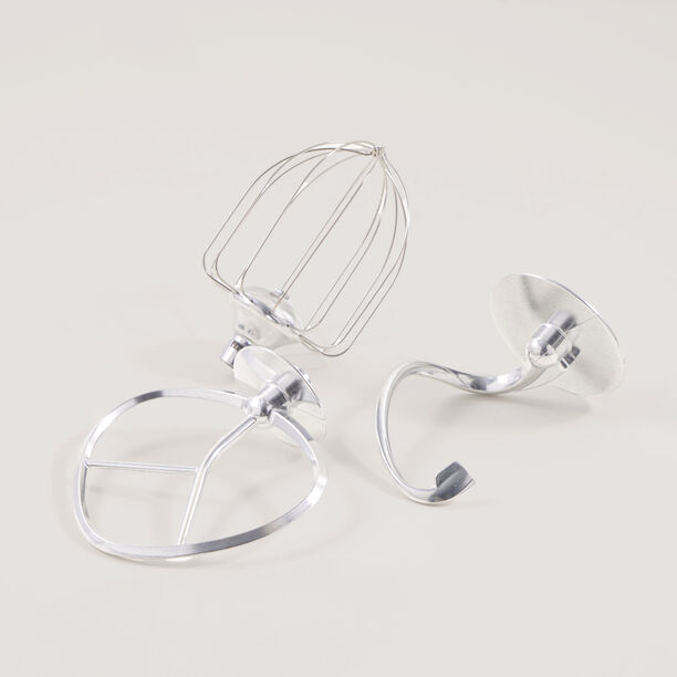 ألبرتو عجانة ستاند سعة 5.2لتر، 1000 واط، 8 سرعات، فضي image number 2