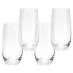 4 Pcs Set High Ball Clear Glass image number 0