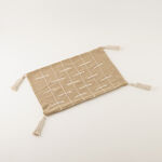 Homez Beige Geometric Line Cushion Cover, 30*45Cm image number 0