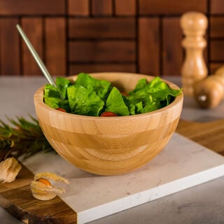 Alberto Bamboo Salad Bowl Size M Dia19.8*9.5cm