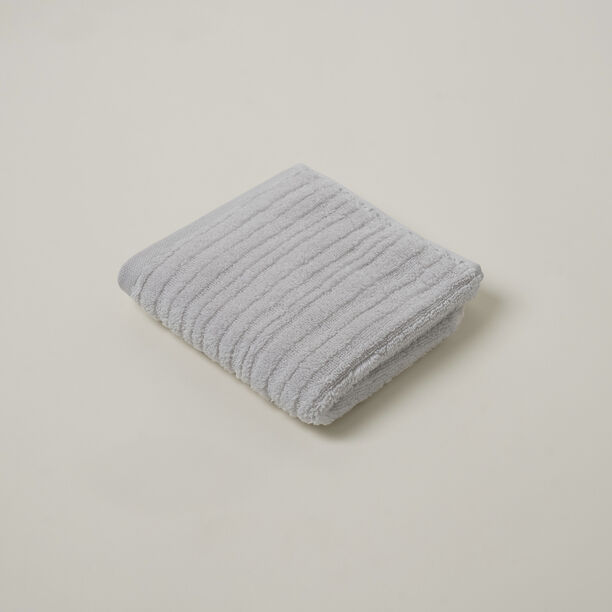 Boutique Blanche jacquard cotton face towel, beige, 50*30cm image number 0