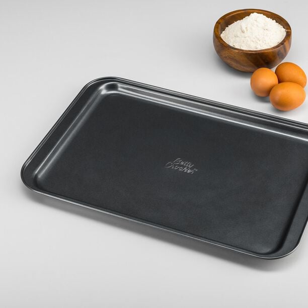 Betty Crocker Non Stick Cookie Sheet, Grey Color L:42Xw:28.5Xh:1.8Cm image number 2