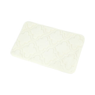 Cottage Bath Mat White 40X60 Cm