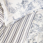 Cottage icy floral 6pc comforter queen blue 200*240 cm image number 7