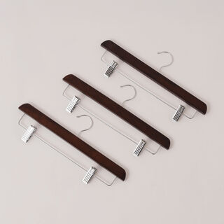 هومز علاق بنطلون 3 قطع خشبية، بني 37*26*32 سم