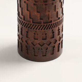 Homez Wooden Oud Burner Roshn Collection, 8*8*17Cm