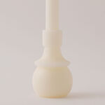 هومز شمعة مونو من شمع الصويا، أبيض 8*8*30سم image number 2