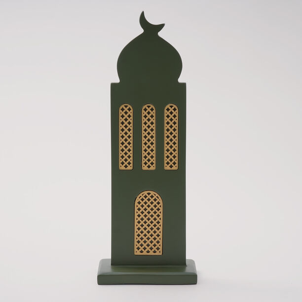 Homez Minara Collection Decoration Item, Green, 13*8*36 Cm image number 1