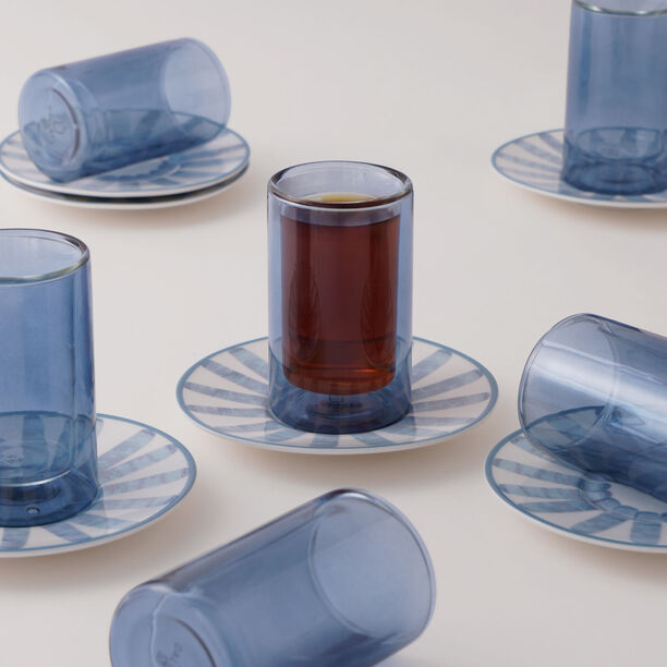 Dallaty 12Pcs Glass Tea Set image number 0
