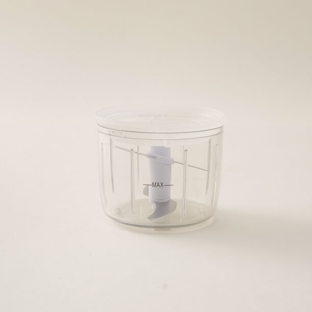 Alberto mini electric stainless steel garlic chopper 230ml in white image number 1