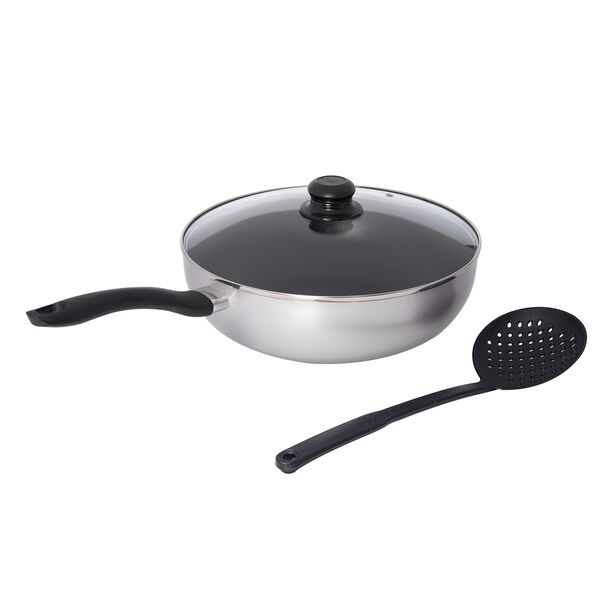 Non Stick Deep Frypan With Skimmer image number 0