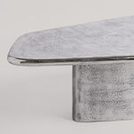 Homez Metal Coffee Table, Silver 119*57*34 Cm image number 1