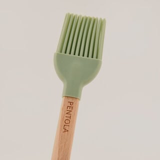 Pentola silicone mini brush, green 17.7*2.8*1cm