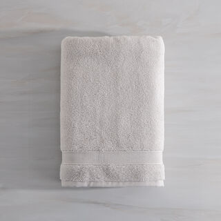Boutique Blanche Light Grey Cotton Cloud Zero Twist Bath Towel, 140*70 Cm
