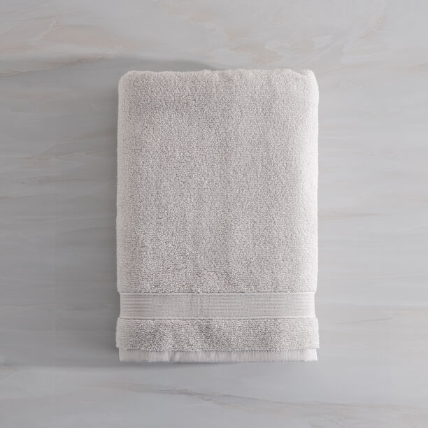 Boutique Blanche Light Grey Cotton Cloud Zero Twist Bath Towel, 140*70 Cm image number 0