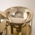 Qourb gold metal food server 29*29*38 cm image number 1