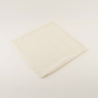 Homez White Subtle Line Cushion Cover, 45*45Cm