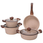 Alberto Yeni Granit 7Pcs Cookware Brownstone image number 0