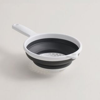 Alberto collapsible colander with handle, grey 33*20*8cm