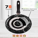 Grandi 4 piece marble frypan set black image number 3