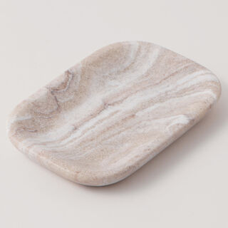 هومز صحن صابون مجموعة دانز 13.4*9.3*1.7سم، بيج