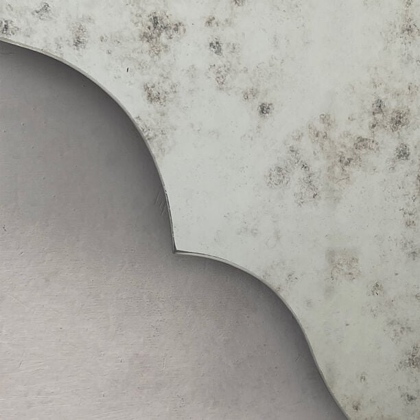 Homez modern hanging mirror silver 60*80 cm image number 0