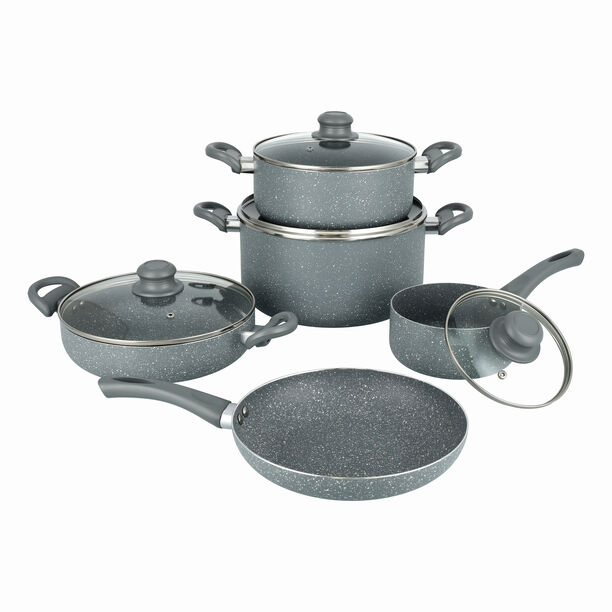  9 Pcs Granite Cookware Set image number 1