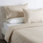 Cottage 3pcs cotton duvet cover 260*200cm 200 thread count creamy image number 0