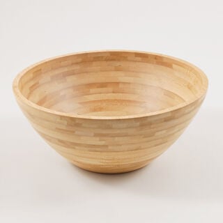 Alberto bamboo salad bowl 28*28*12cm, brown